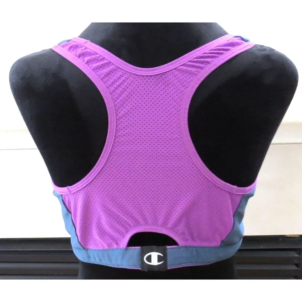 Champion Women's Reversible Mesh Sports Bra Size S/M * read * EUC - Picture 2 of 7